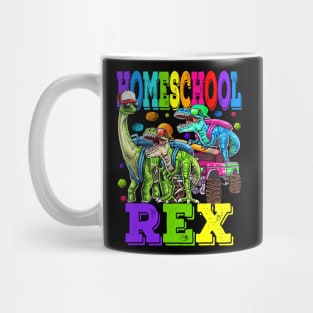 Homeschool saurus Rex Dinosaur Homeschool Back to School Mug